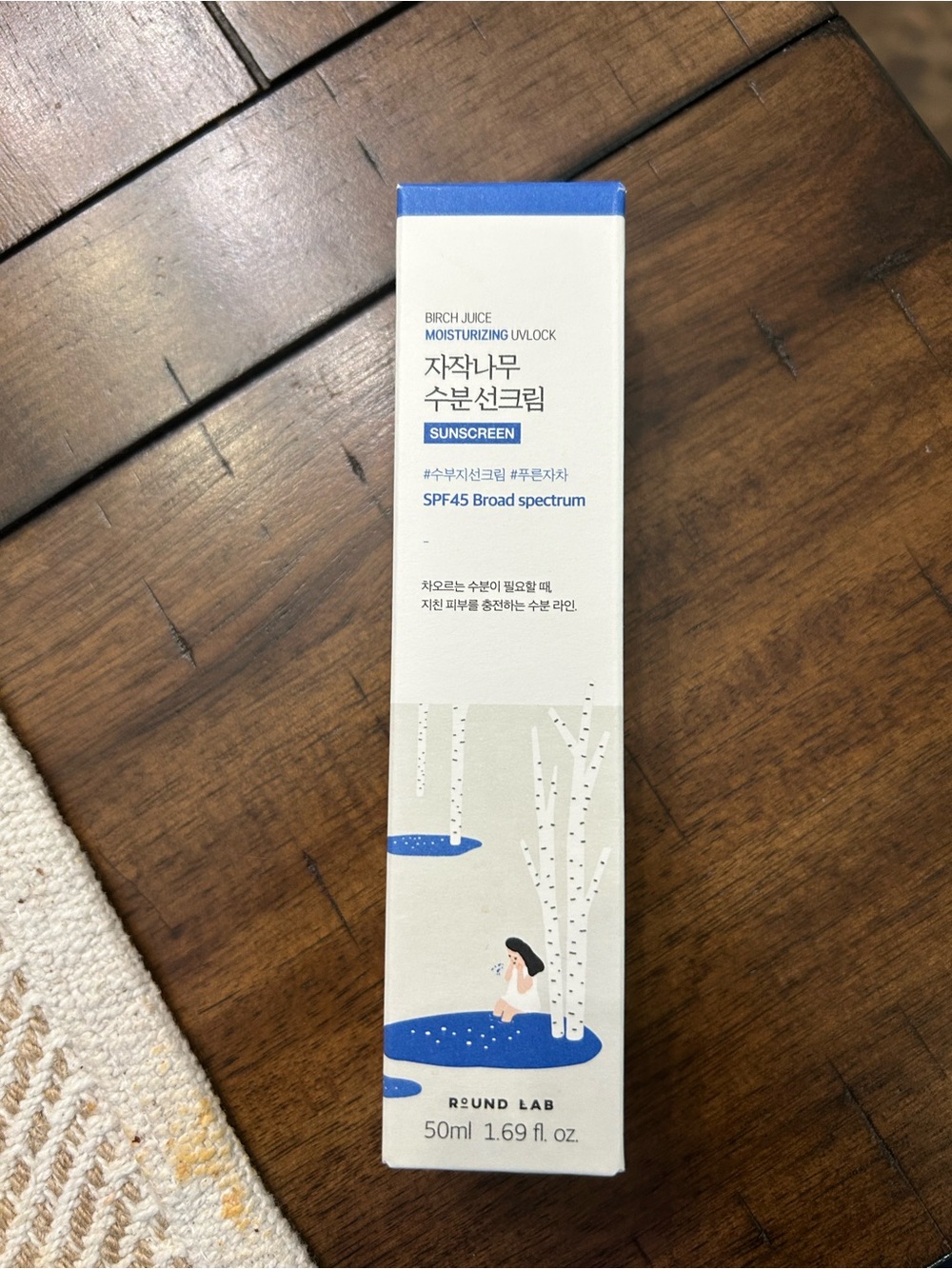 Round Lab Birch Juice Moisturizing Sunscreen SPF45
